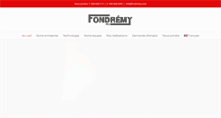 Desktop Screenshot of fondremy.com