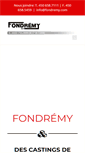 Mobile Screenshot of fondremy.com